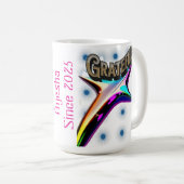 Grateful Mug - Inspiration Gratitude Coffee Cup (Devant droit)