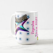 Grateful Mug - Inspiration Gratitude Coffee Cup (Devant gauche)