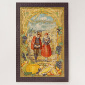 Grateful Pilgrims Thanksgiving Puzzles Legpuzzel (Verticaal)