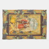 Grateful Pilgrims Thanksgiving Serviettes de cuisi (Horizontal)