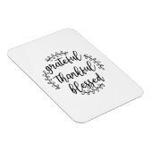 Grateful Thankful Blessed Magneet (Rechterzijde)