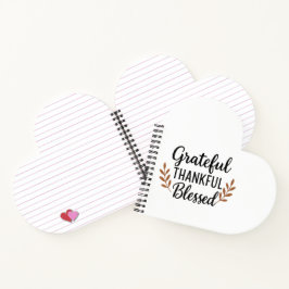 Grateful, Thankful, Blessed Notebook Notitieboek