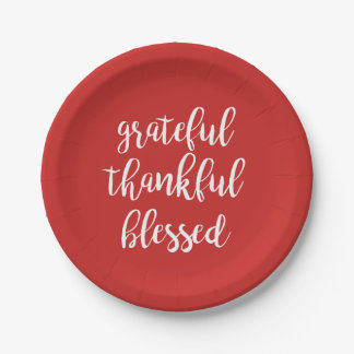GRATEFUL THANKFUL BLESSED | PAPIEREN BORDJE
