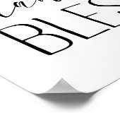 Grateful Thankful Blessed Poster (Hoek)