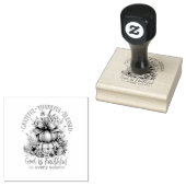 Grateful Thankful Blessed Rubberstempel (Gestempeld)