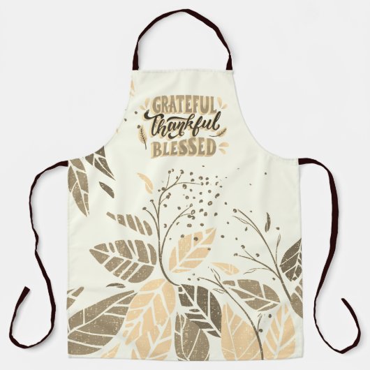 Grateful Thankful Blessed Schort (Voorkant)