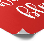 GRATEFUL THANKFUL BLESSED-typografie Poster (Hoek)