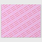 Grateful, Thankful, Gratitude Quote, Pink, Holiday Cadeaupapier (Vlak)