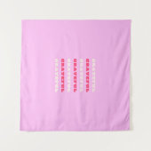 Grateful, Thankful, Gratitude Quote, Pink, Holiday Wandkleed (Voorkant (horizontaal))