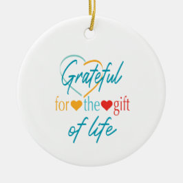 Grateful Transplant Ornament