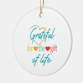 Grateful  Transplant Ornament (Links)