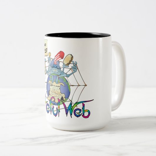 Grateful Web Coffee Mok 2 (Voorkant rechts)