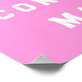 graties voor tweelingmeisjes poster (Hoek)