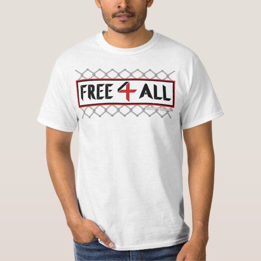 Gratis 4 All-T-Shirt T-shirt (Voorkant)