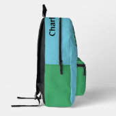 Gratis aangepaste Cactus Hugs-naam en -kleur Bedrukte Rugzak (Links)