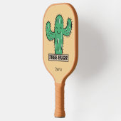 Gratis aangepaste Cactus Hugs-naam Pickleball Paddle (Links)