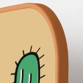 Gratis aangepaste Cactus Hugs-naam Pickleball Paddle (Links Detail)