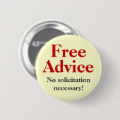 Gratis advies ronde button 5,7 cm (Voorkant /achterkant)