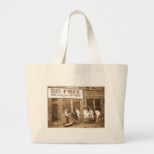 Gratis afspelen (terwijl uw Suit geprikt is) Grote Tote Bag