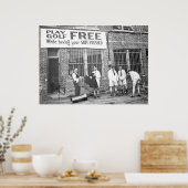 Gratis afspelen (terwijl uw Suit geprikt is) Poster (Keuken)