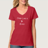 Gratis als een vogel T-shirt (Voorkant)