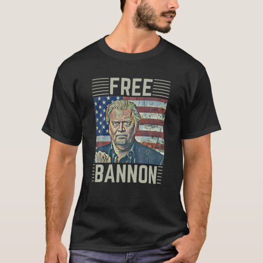 Gratis Bannon Politieke Gift T Shirt (Voorkant)