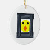 Gratis batterijkippen keramisch ornament (Rechts)