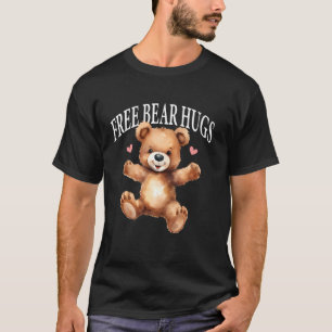 Gratis berenknuffels knuffel teddybeer mini hart t-shirt
