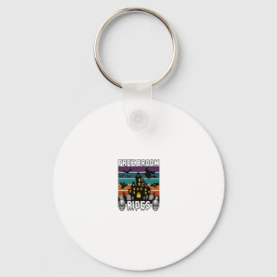 Gratis bezemritten Halloween spookhuis heks Sku Sleutelhanger