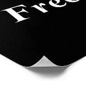 Gratis bier! poster (Hoek)