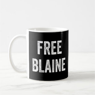 Gratis Blaine-steun Blaine's vrijlating uit de gev Koffiemok