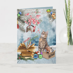 Gratis boeken voor Kerstmis Feestdagen Kaart