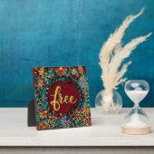 Gratis Boho Floral Whimsical Inspirerende Ezel Fotoplaat (Insitu)