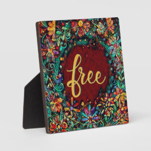 Gratis Boho Floral Whimsical Inspirerende Ezel Fotoplaat
