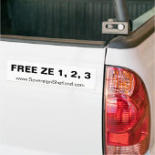 GRATIS Bumpersticker 1, 2, 3 (Op Truck)