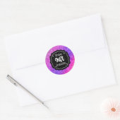 Gratis cadeau in glitterlabel stickers (Envelop)
