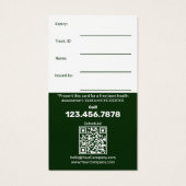 Gratis cadeaubon voor het gazononderhoud visitekaartje (Achterkant)