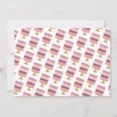 Gratis Cake Funny Modern Photo Wedding Save the Da Date (Achterkant)