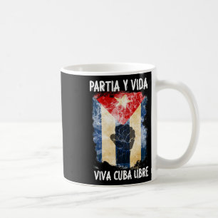 Gratis Cuby Resist S.o.s Cuby Flag Cubyn Mannen Koffiemok
