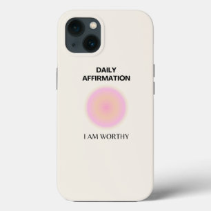 Gratis Daily Affirmation Positieve Spirituele iPhone 13 Hoesje