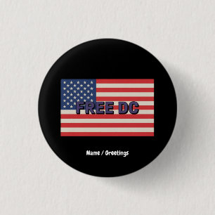 Gratis DC Bold Graphic Show ondersteuning voor Was Ronde Button 3,2 Cm