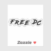 Gratis DC De Sandwich Guy Washington Gratis DC Sticker (Vel)