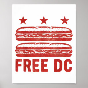 Gratis DC Sub Sandwich DC Sandwich Guy Poster