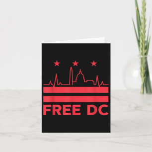 Gratis DC Washington Retro Protect Home Rule Kaart