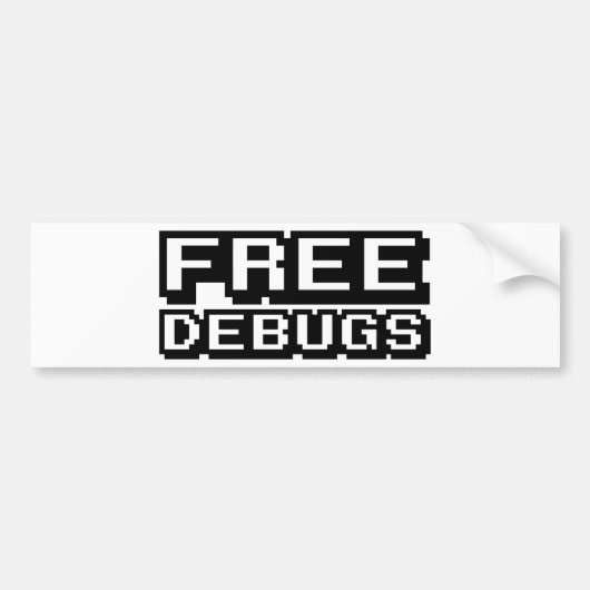 GRATIS DEBUGS BUMPERSTICKER (Voorkant)