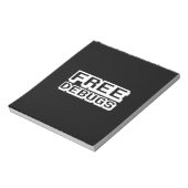 GRATIS DEBUGS NOTITIEBLOK (Gedraaid)