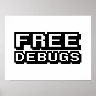GRATIS DEBUGS POSTER