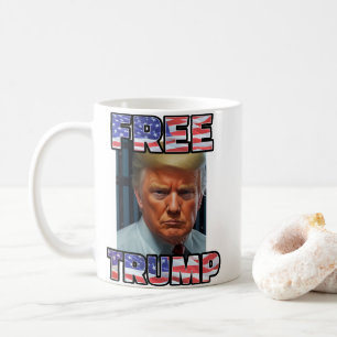 GRATIS DONALD TRUMP 2024 Mugshot-Mok Koffiemok