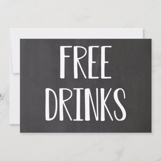 Gratis Drinken Funny Save the Dates Save The Date (Voorkant)