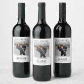 Gratis Drinken Sla de datum op Wijn Etiket (Flessen)